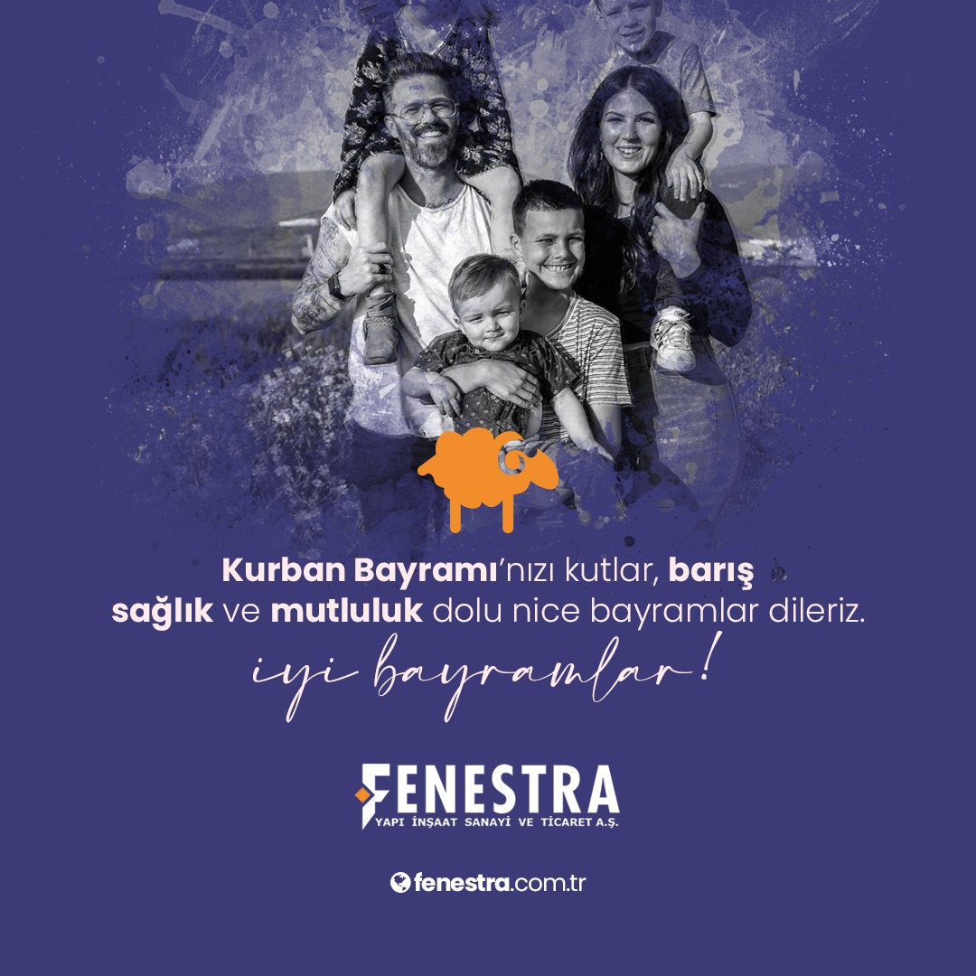 Kurban Bayramınız Mübarek Olsun. #Fenestra

Kurban Bayramı'nızı en içten dileklerimizle kutlar, sağlık, mutluluk ve esenlikler dileriz. #KurbanBayramı #Bayram
fenestra.com.tr