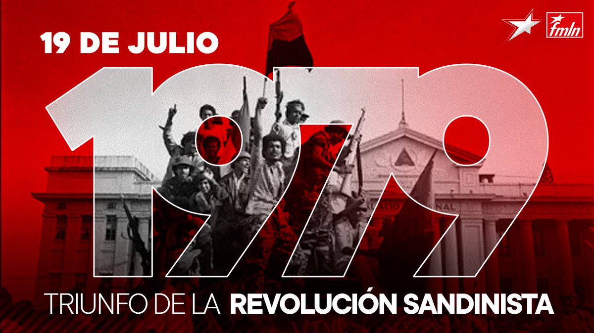 #EnJulioVamosA celebrar con nuestros hermanos de #Nicaragua un aniversario más de la Revolución Sandinista.
#DeZurdaTeam