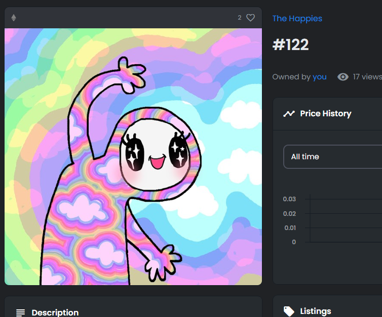 soratabi_trade's tweet photo. Thank you, team and community for voting!
My Happier Happie is in The Happie collection!!
I'm so Happieeeeee✨🥳🌈 #behappie https://t.co/hiYeruvMm3