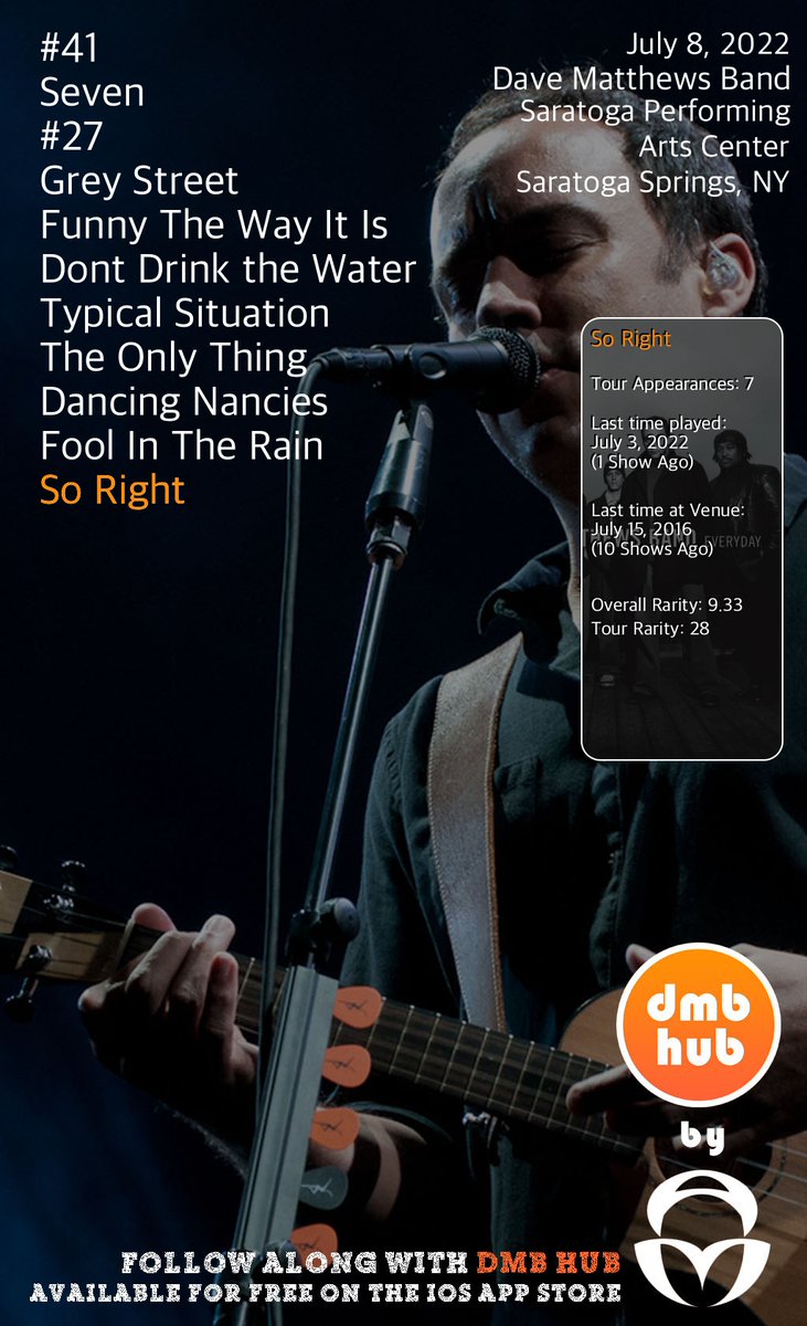 DMB Live Setlist tweet media