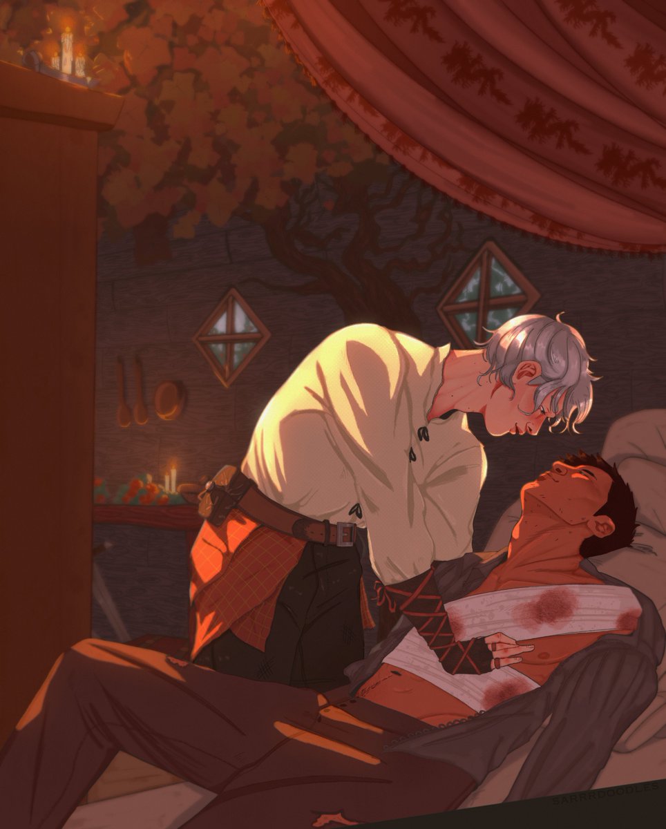 “what a beautiful angel.”

here's my piece for the <a href="/hqfantasybb/">HQ!! Fantasy Big Bang</a> 🐉🎋💗, from the amazing tale by @theia_uwu (writer) and <a href="/memoriesofsalt/">Winter</a> (beta) <3 #daisuga 

; link below 🕯,