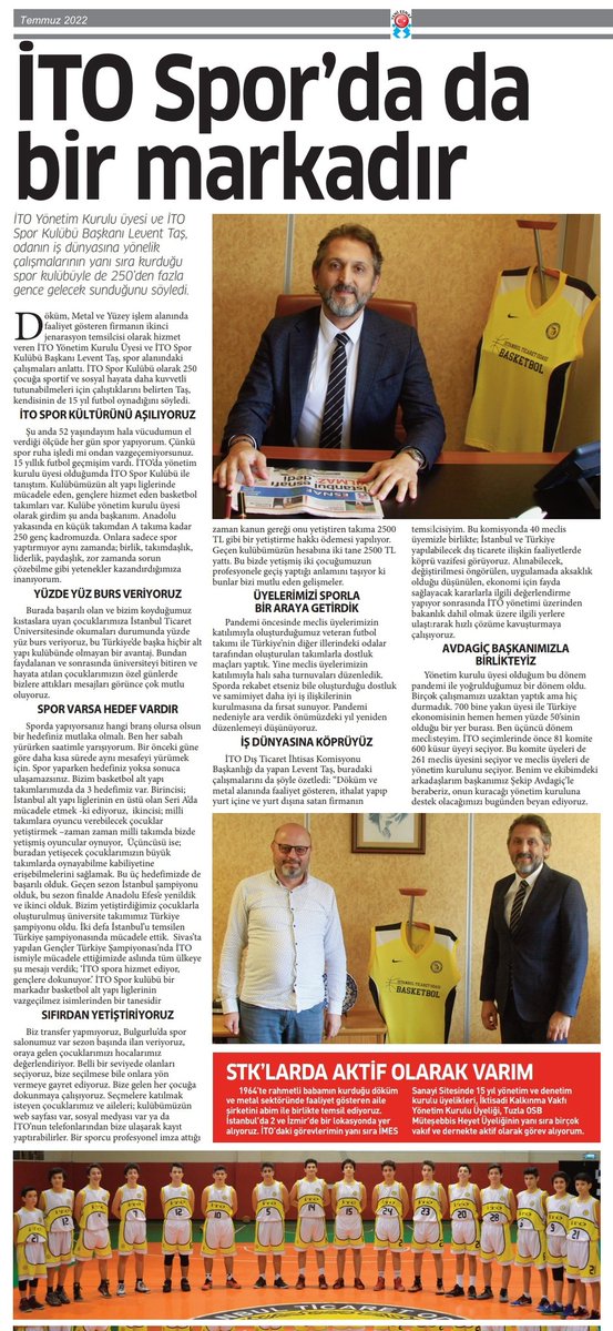 İTO SPOR KULÜBÜ (@ito_sporkulubu) on Twitter photo 