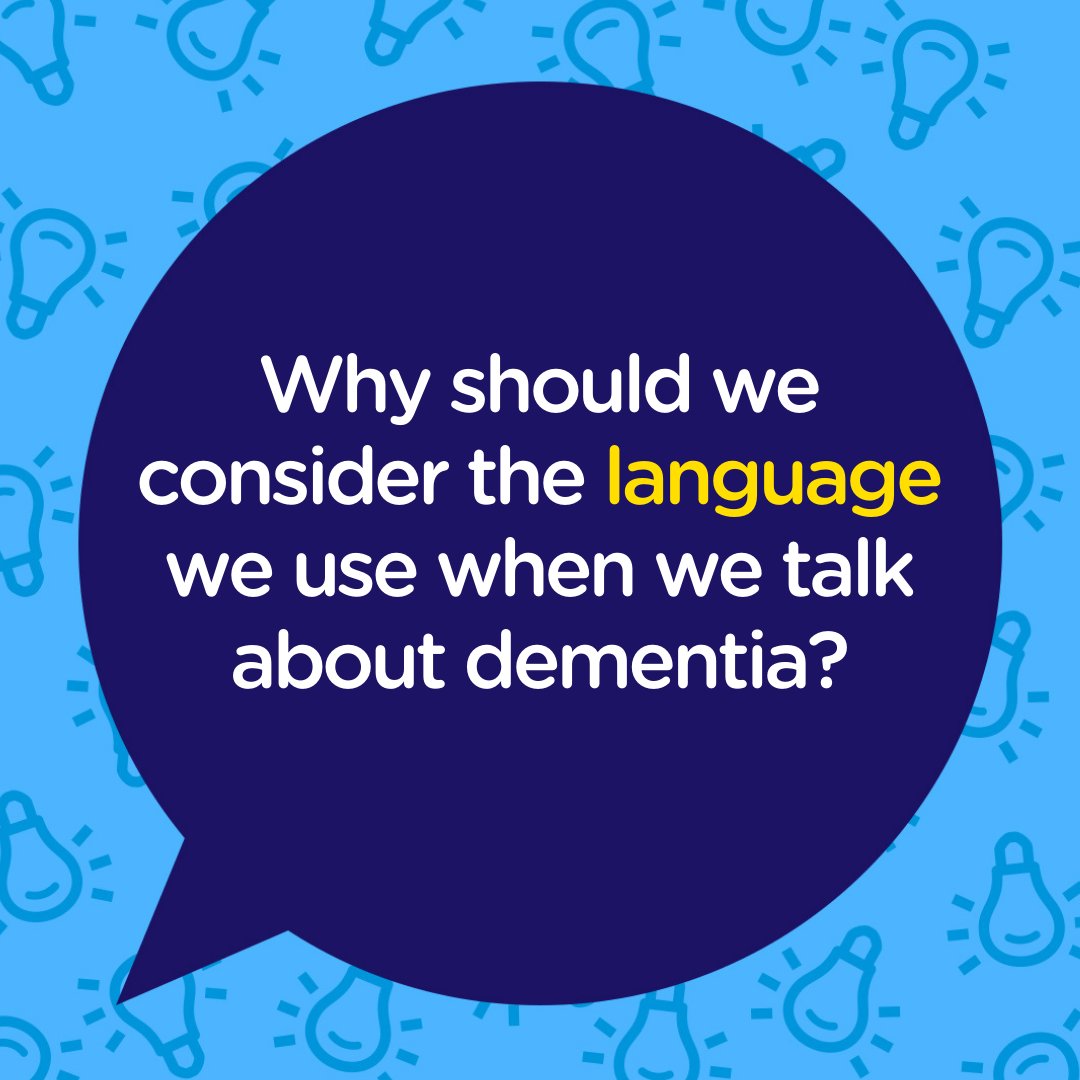 By avoiding negative language and choosing to use respectful words - for example, by using the term ‘person with dementia’ rather than ‘dementia sufferer’ - we are able to see the person first, their abilities, experiences and history, not just the dementia. #pennsylvania