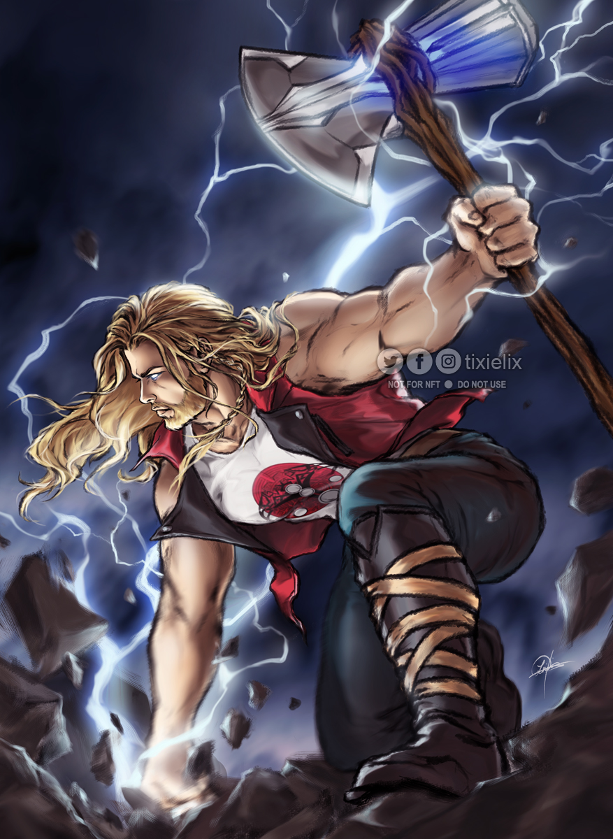 “Thor: Love and Thunder” 
by @tixie_lix
nerdsloveart.com/fan_art/thor-l…

#TixieLix #ThorLoveAndThunder #Thor