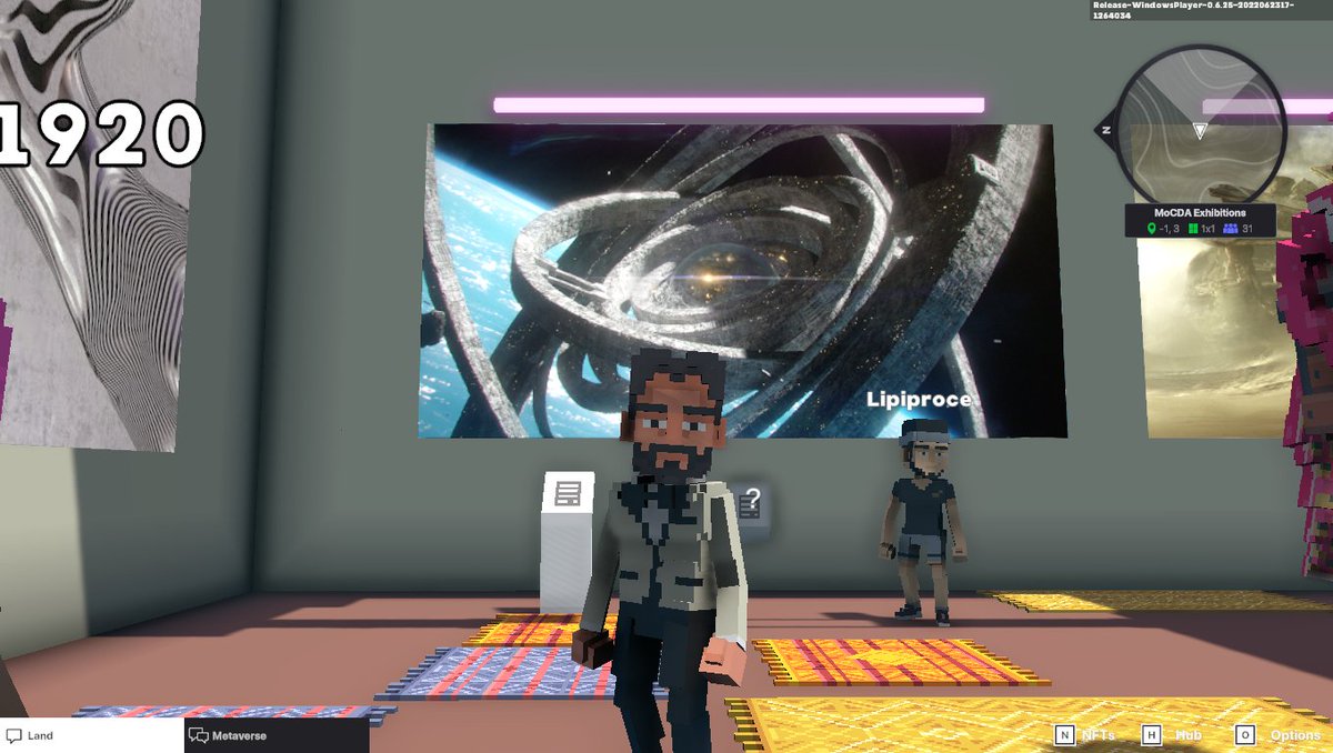 BirgitLamar's tweet photo. @TheSandboxGame @MOCDA_ I just participated in the #TheSandbox weekly contest for a chance to win 200 mSAND! Here is my favorite piece from the ‘Impossible Worlds’ exhibition, check out my screenshot below!
👇 https://t.co/cIxjdWzQFK