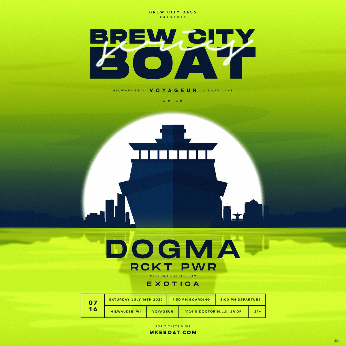 SUP MFERS!!!
Playing dubstep on the Titanic in Milwaukee next weekend. 
😈How much ya wanna bet we sell this b!tch out?😈
<a href="/RCKTPWR/">RCKT PWR 🚀</a> <a href="/BrewCityBass/">BrewCityBass</a>