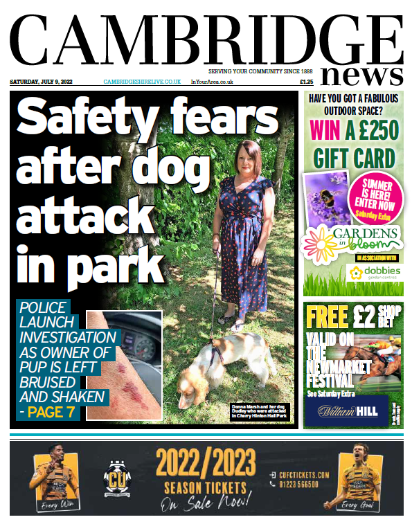 Saturday's Cambridge News #tomorrowspaperstoday