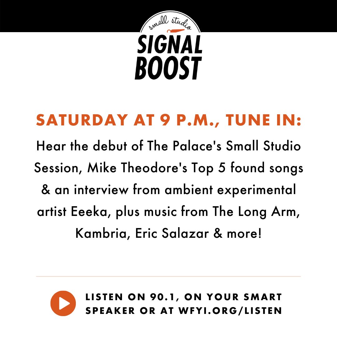wfyi's tweet photo. This week on Small Studio Signal Boost, hear from Eeeka about her audivisual album inspired by lucid dreams, plus new music from Indiana artists. #SmallStudioSignalBoost is supported by @SunKingBrewing. #WFYIMusic #IndyMusic #IndianaMusic https://t.co/VK98XW8J2z