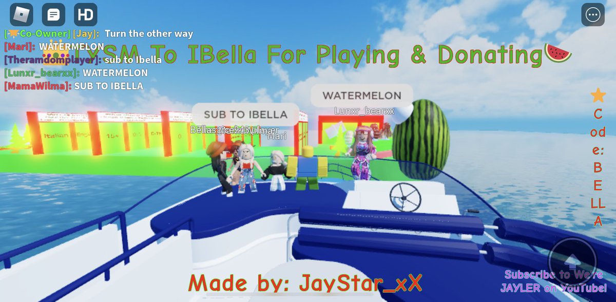 TheReal_JayS's tweet photo. Sailing with @IBellaYT ‘s fans are the best 😂 https://t.co/UIWVQMgdGQ