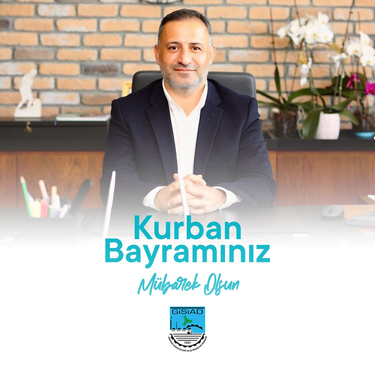 gisiad's tweet photo. Kurban Bayramı’nın tüm vatandaşlarımıza, İslam alemine ve insanlığa barış, huzur ve bereket getirmesini diliyorum. 

Kurban Bayramınız Mübarek Olsun.

#GİSİAD https://t.co/QLaghZ7Avc