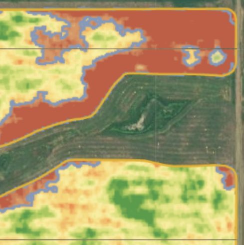 FE_SPrairies's tweet photo. This @farmers_edge crop health alert map is showing the areas affected by gopher damage in this field to a T! 
These alerts can be sent right to your email and include overall acreage affected on each field. #FEagronomy https://t.co/VJNCA0ENkp