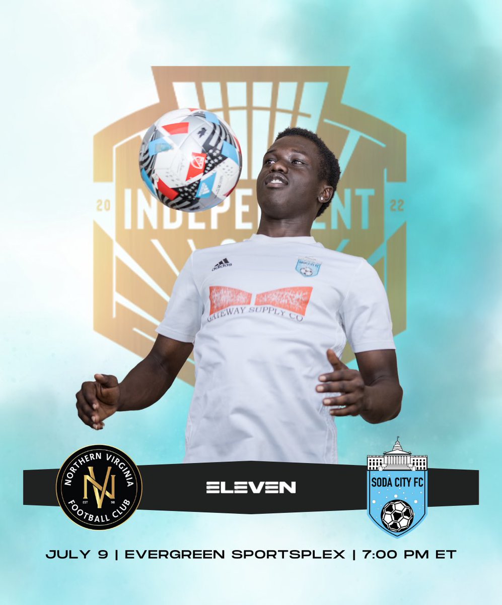 SodaCityFC's tweet photo. Our 1️⃣st match of the @NISALeague #2022IndependentCup

Thrilled to play ⚽️ Anticipating a riveting match against Nova FC tomorrow. 

Live Match Link: https://t.co/XCVe3PSZNu

#SodaCityFC #SCFC https://t.co/msot96B4my