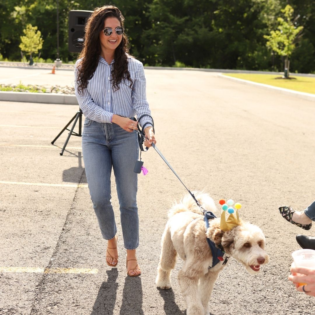 first_american's tweet photo. First American recently held its second FAEF Dog Show. Over $1,550 was donated to Against All Oddz, a nonprofit in Buffalo, NY that rescues and rehabilitates animals. Thank you, colleagues, for making an impact on the community and for bringing your furry friends to HQ! #FAimpact https://t.co/8WYYNe3MOT