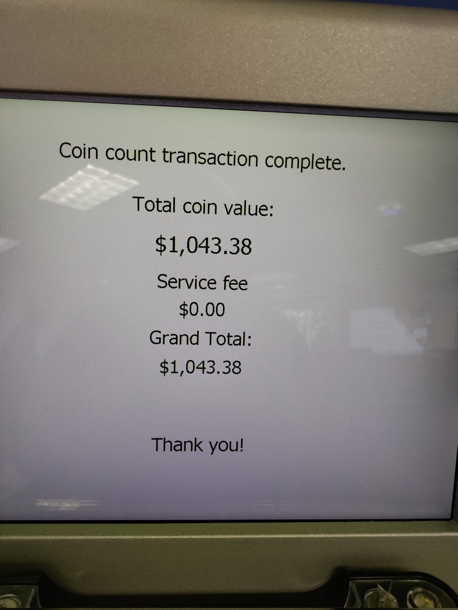 rant_lady's tweet photo. #FeelGoodFriday story time. My 84 y/o Mom asked me to take her to the bank so she could cash in her coins. The #CoinShortage is over! https://t.co/o8ATF5pYlt