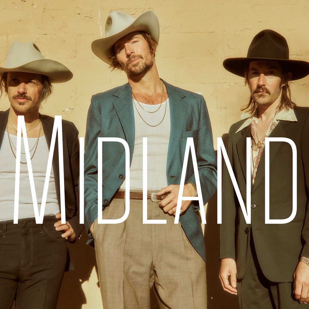 CookGarage's tweet photo. Tickets on sale now for Midland featuring The Wilder Blue, August 26th at https://t.co/LTb5LZDgEo #mildland #thewilderblue #drinkinproblem #cooksgarage #country #livemusic https://t.co/pyaiiwsKyb