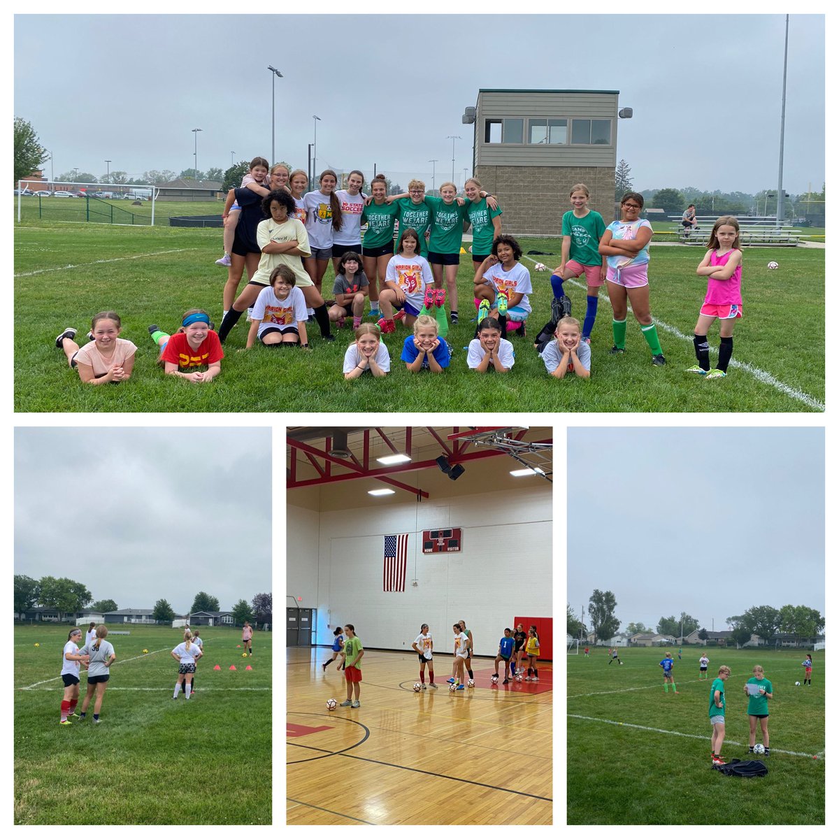 The first ever Marion Girls Youth Soccer Camp is in the books! It was so cool meeting all of these future Wolves! The biggest of thank you’s go out to all the team members that volunteered this week. It couldn’t have happened without your dedication. #Together