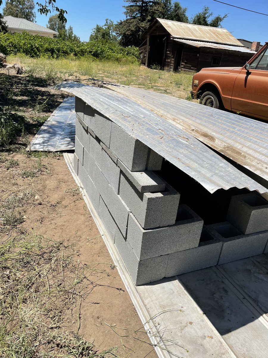 Almost done building the pit for our annual pigskin kickoff! 200lb hog being roasted! #coachleech#davepitmaster