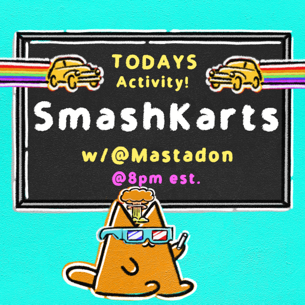 popcatsssss's tweet photo. πSMASHKARTSπ
Its FRIDAY and you know what the #PopArtCats will be doing!
Come join us tonight at 8pm est as we battle π₯it out in #SmashKarts w/ Mastadon!
He's got a bunch of #PACcoins, whitelists, and #SuperSea subs to give out!
#LoudPAC #PAC #FollowThePAC #NFT https://t.co/fV336cBnC0