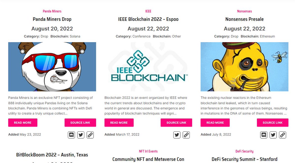 Nonsenses Listed on NFT Evening Calendar
nftevening.com/event/nonsense…

#NFT #NFTs #NFTCommunity #NFTCollection #nftcollectors #NFTcollectibles #NFTMarketplace #NFTdrop