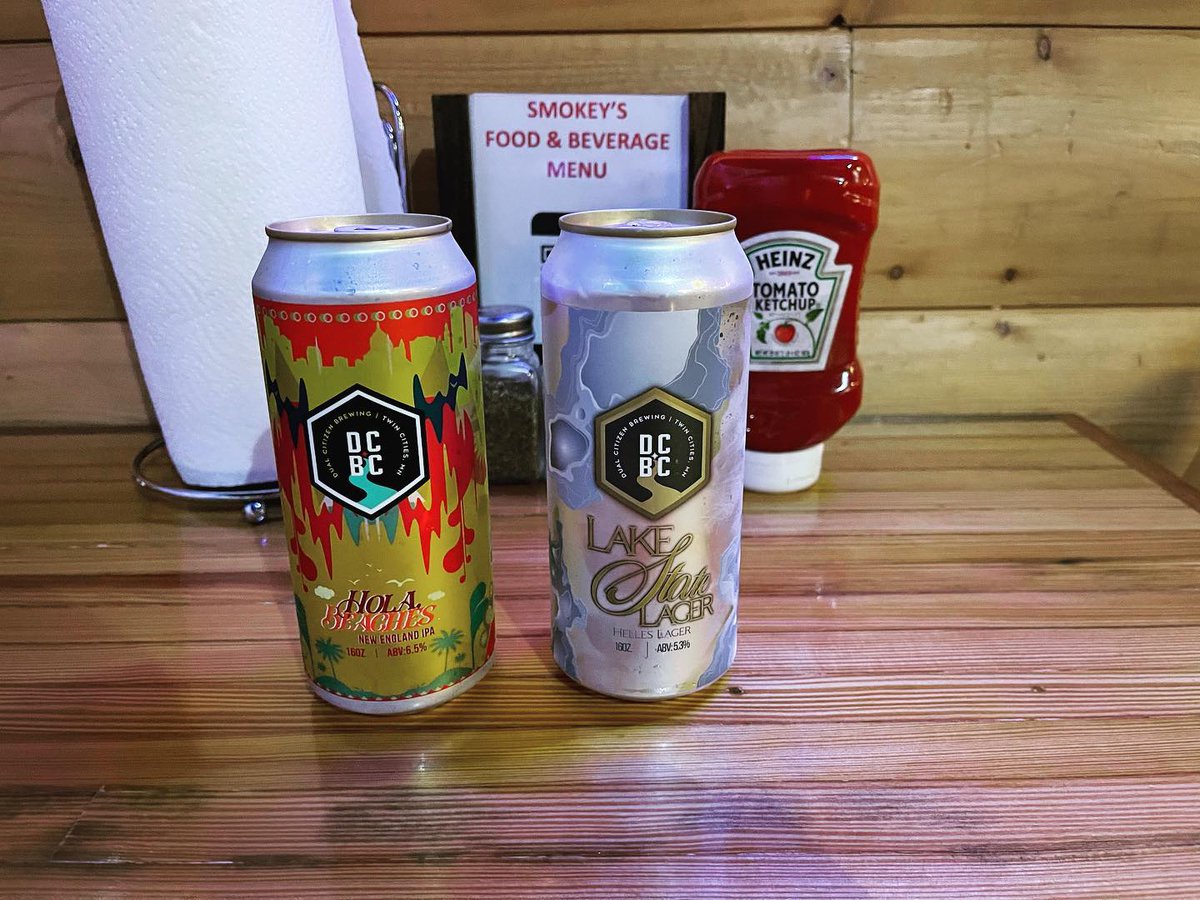 New beer alert! Fresh pint cans of #holabeaches & #lakestate from our friends @DualCitizenBrew - if you follow us on the FREE @untappd app you already know this. Come get some!
