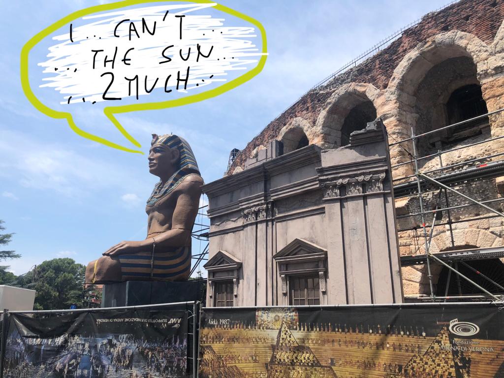 JustNoisePod's tweet photo. Our @JustNoisePod special envoy Tin Oberman is in #Verona attending the symposium on the Acoustics of Ancient Theatres...but...what is he really up to?? Stay tuned for a forthcoming episode! https://t.co/8krd6a1RML