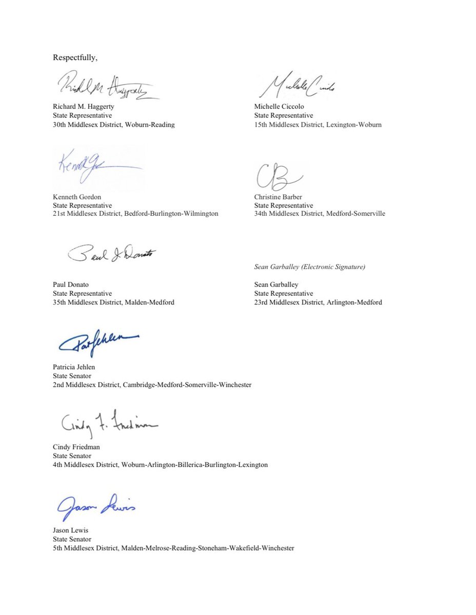 richhaggerty's tweet photo. Today, my colleagues and I sent a letter to the @MBTA regarding the #BetterBus proposal and shared our opposition to the elimination of the 354 Bus. The 354 is crucial to our residents, our businesses, and our communities as a whole. https://t.co/tjT4PiYvE5
