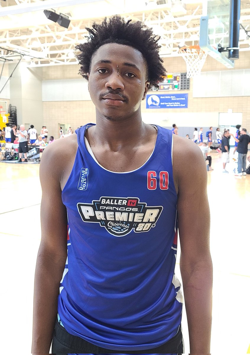 Pangos Premier 80 Notes: 6-6+ 2023 Mike Davis (San Joaquin Memorial/Fresno CA) is a tough &amp; rugged PF that patrols paint with physicality &amp; can finish on block. Rugged rebounder &amp; defender too. Will be at Pangos Sweet 16 with <a href="/0Ebo2/">ExElite</a> <a href="/FCPPangos/">Fullcourt Press/ Pangos</a> <a href="/BallerTV/">BallerTV</a> <a href="/ClutchClipHoops/">Clutch</a>