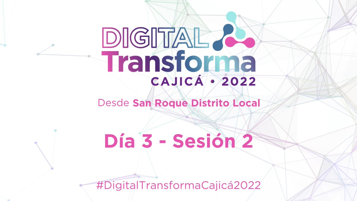 GrandesGenios's tweet photo. Ya tenemos a Nadia Sànchez en la ultima sesiòn de #DigitalTransformaCajicà2022 en https://t.co/Sa99hjGm4G
#DigitalTransforma #Digital #Innovaciòn #Transformaciòn #SheIs https://t.co/mDWjBCt9IF