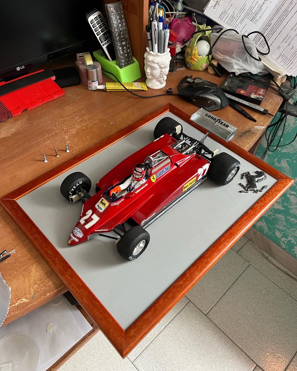 F1_SCALE_MODEL's tweet photo. Ferrari 126C2 scale 1/12 100% finish #3d #3dmodel #3Dprinting #3dprint #model #models #modeling #wip #gilles #ferrari #Formula1 #FormulaOne #villeneuve #gp #f1sm #make #Scuderiaferrari #oldcar #car #rosso27 #decal #decals https://t.co/Q53NcXCxkG