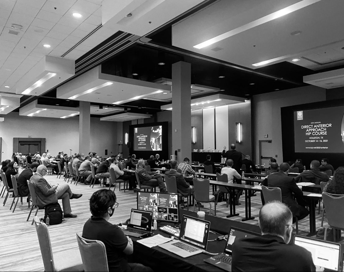 ICJR’s 11th Annual Direct Anterior Approach Course is just around the corner.   

Please join us to learn more about the latest in DAA technique and technology on October 13-15th, 2022 in Houston, TX. 

Register here today 
na.eventscloud.com/website/41573/