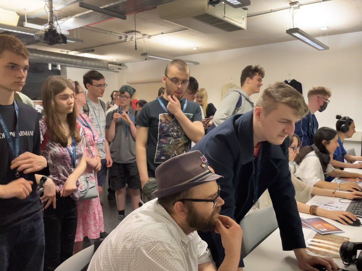 misscharshar's tweet photo. Aaanndd thatβs a wrap for the @Mainframederby Masterclass presents... series! It was great to host the @derbycollege for the last one and showcase βThe Next Genβ in #esports #gamesdev #digitalmultimedia and #creativemedia literally taking over all of @derbyquad today πππ½ππ½ππ½ https://t.co/2OcmpTNRkv