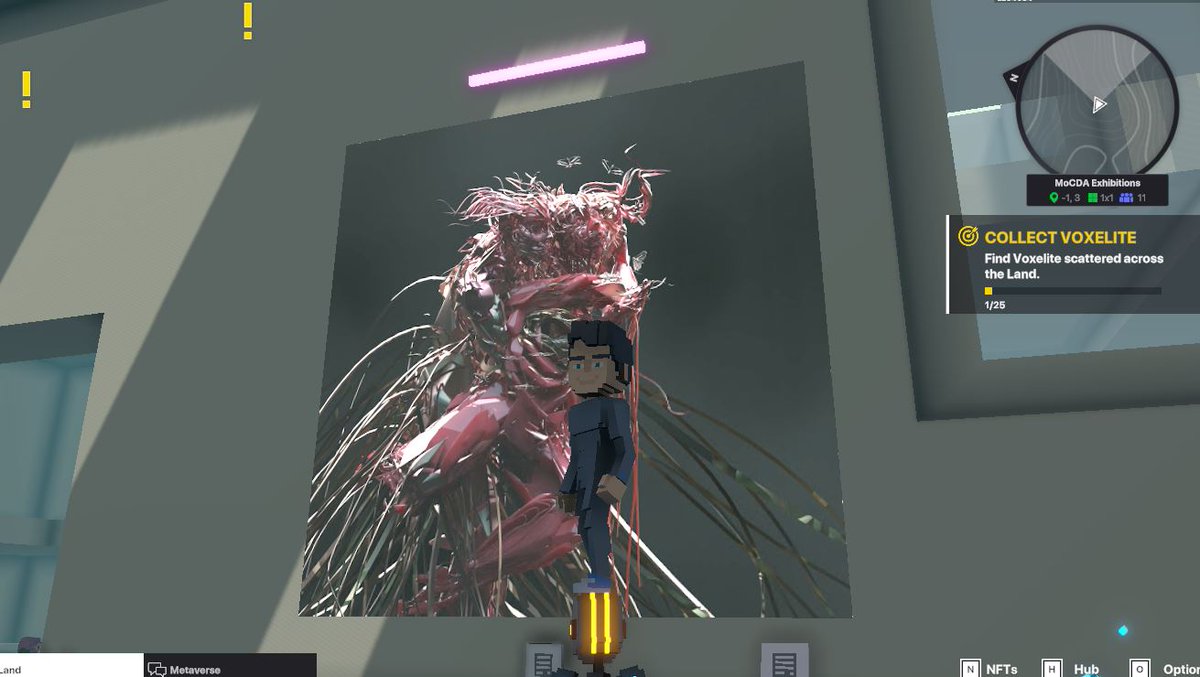 lastsamurai25's tweet photo. @TheSandboxGame @MOCDA_ I just participated in the #TheSandbox weekly contest for a chance to win 200 mSAND! Here is my favorite piece from the ‘Impossible Worlds’ exhibition, check out my screenshot below!
👇 https://t.co/gwP3SOFS7H