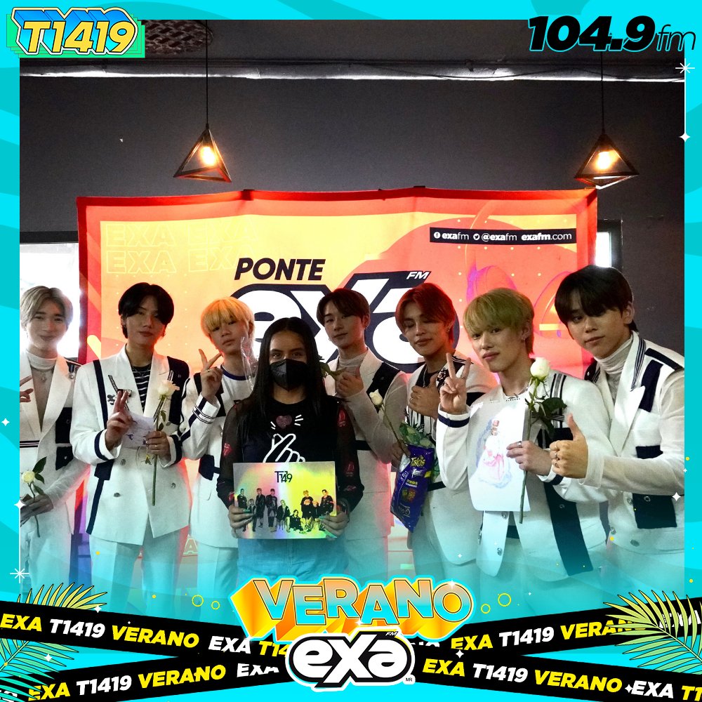 ExaFM's tweet photo. ¡ @T1419_official felices de convivir con nuestras ganadoras! 🙌☺️ En #VeranoExa https://t.co/dKYltXz7tQ