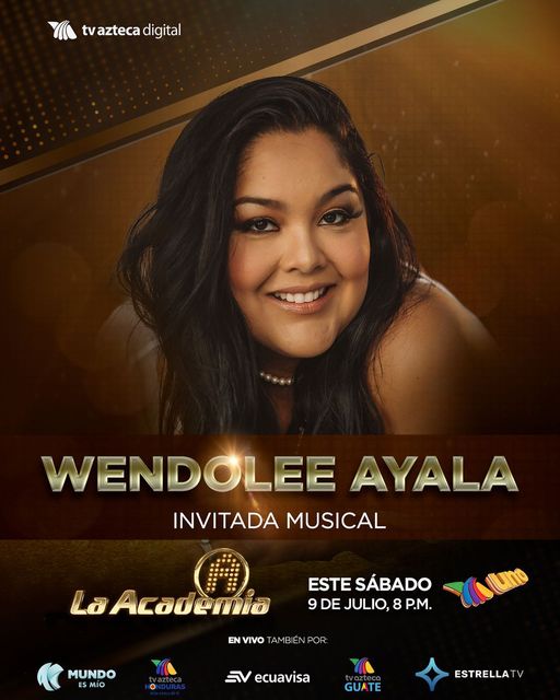 eduramamusic's tweet photo. @WENDOLEE gran invitada a estrenar su cumbia "Mucha Mujer" en @LaAcademiaTV 
¡La Fiesta está garantizada!
.

.

.

.
#wendolee #eduramamusic #sony #slm #cumbia #fiesta #baile #laacademia #TvAzteca https://t.co/vRPI1iY1ji