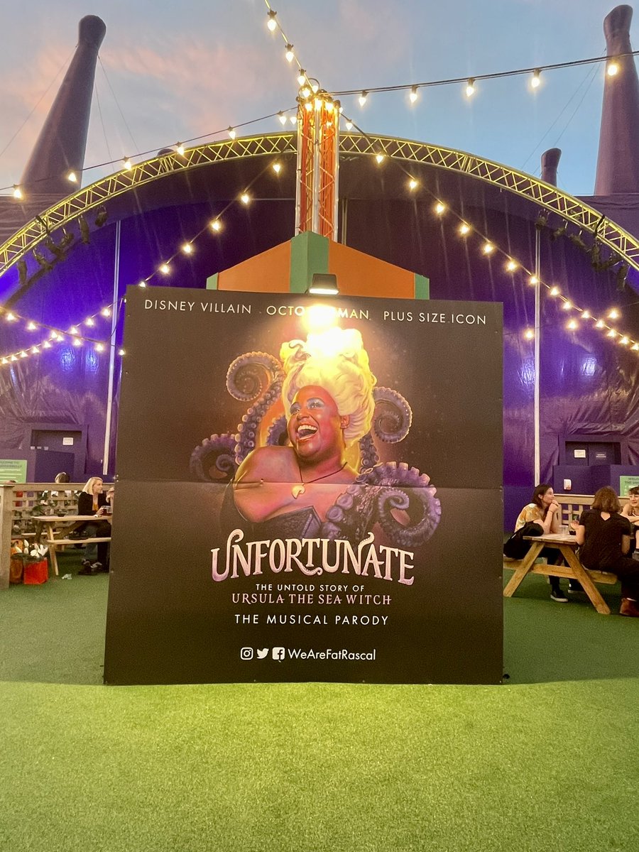 “Life’s full of tough choices, i’n’t i?”But not this. I implore you to see #UnfortunateMusical @UnderbellyFest it is fucking phenomenal 🖤 🐙💜 Tour de force of a cast. Bravo y’all.
