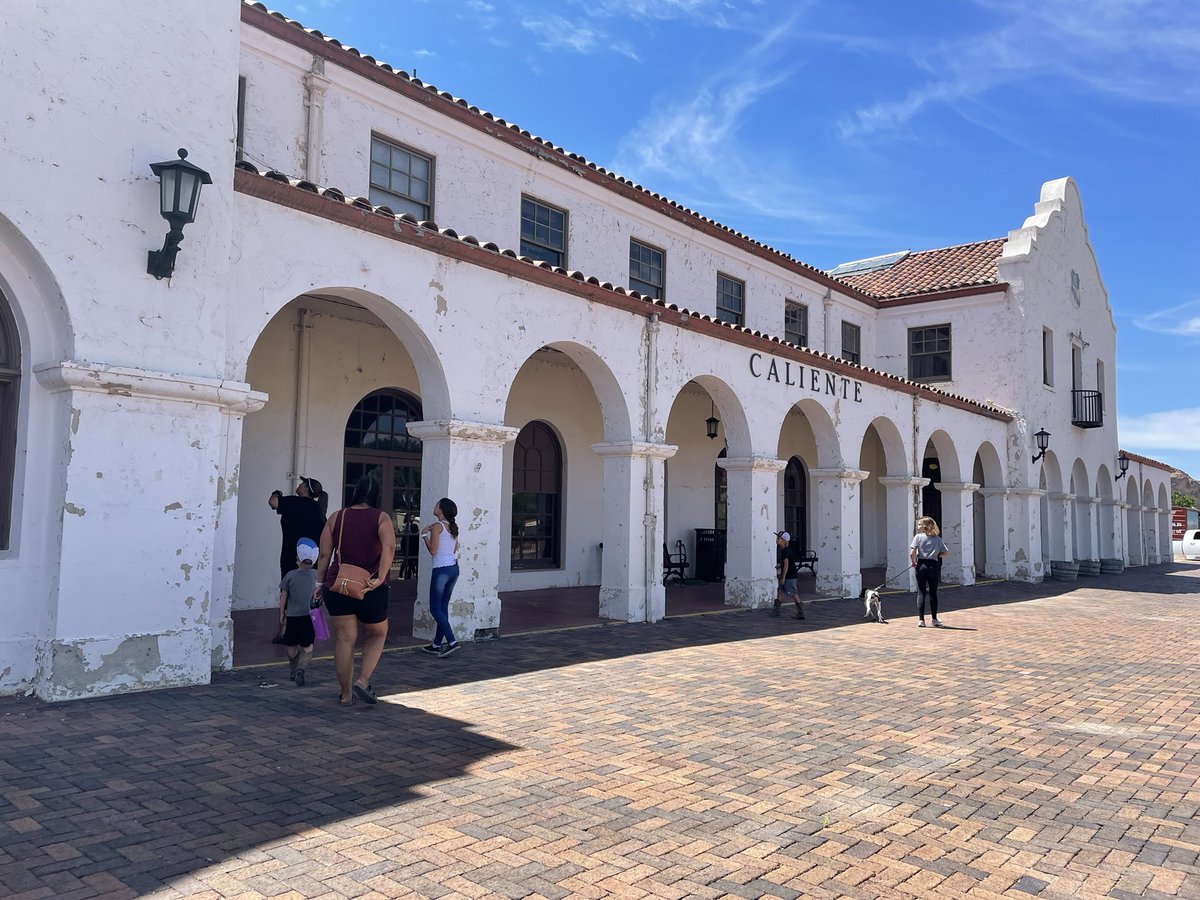 SuprTekTalk's tweet photo. Got to check out the Railroad museum in Caliente. Very interesting. The docent knew her stuff! #nvside #cuenv #summerfun https://t.co/t6rqGV1rHi