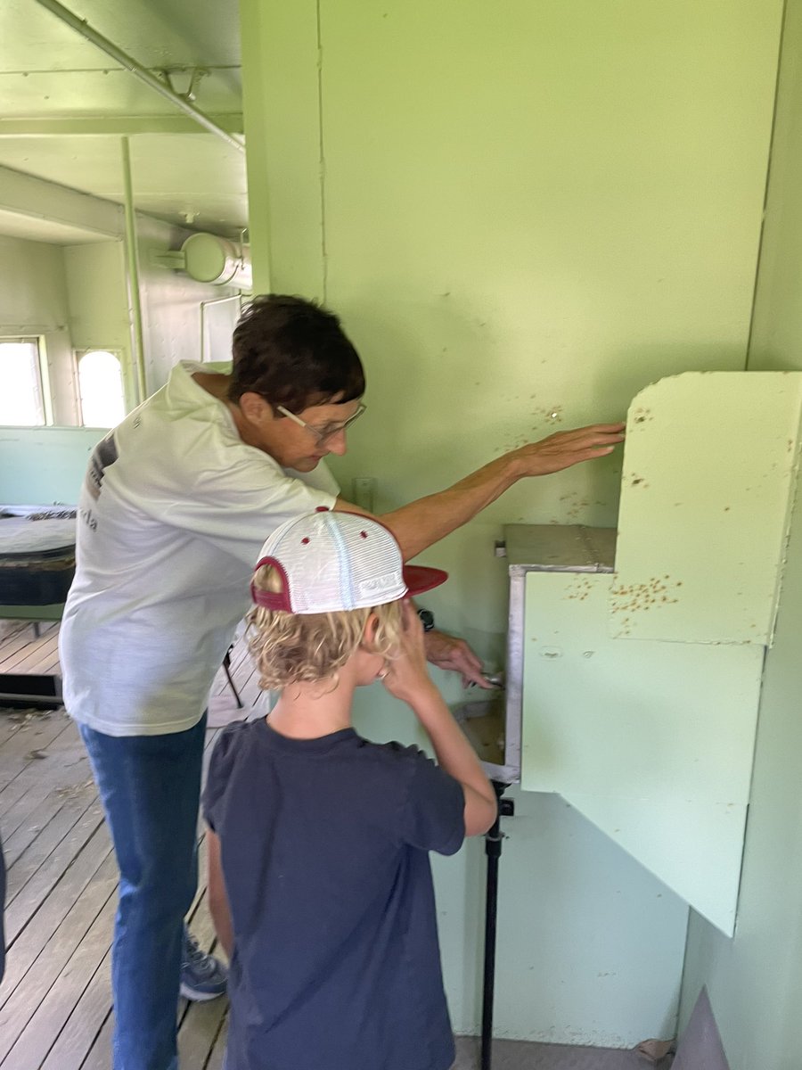 SuprTekTalk's tweet photo. Got to check out the Railroad museum in Caliente. Very interesting. The docent knew her stuff! #nvside #cuenv #summerfun https://t.co/t6rqGV1rHi