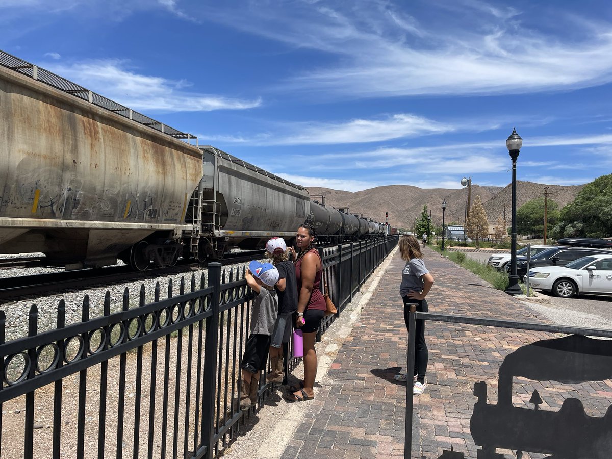 SuprTekTalk's tweet photo. Got to check out the Railroad museum in Caliente. Very interesting. The docent knew her stuff! #nvside #cuenv #summerfun https://t.co/t6rqGV1rHi