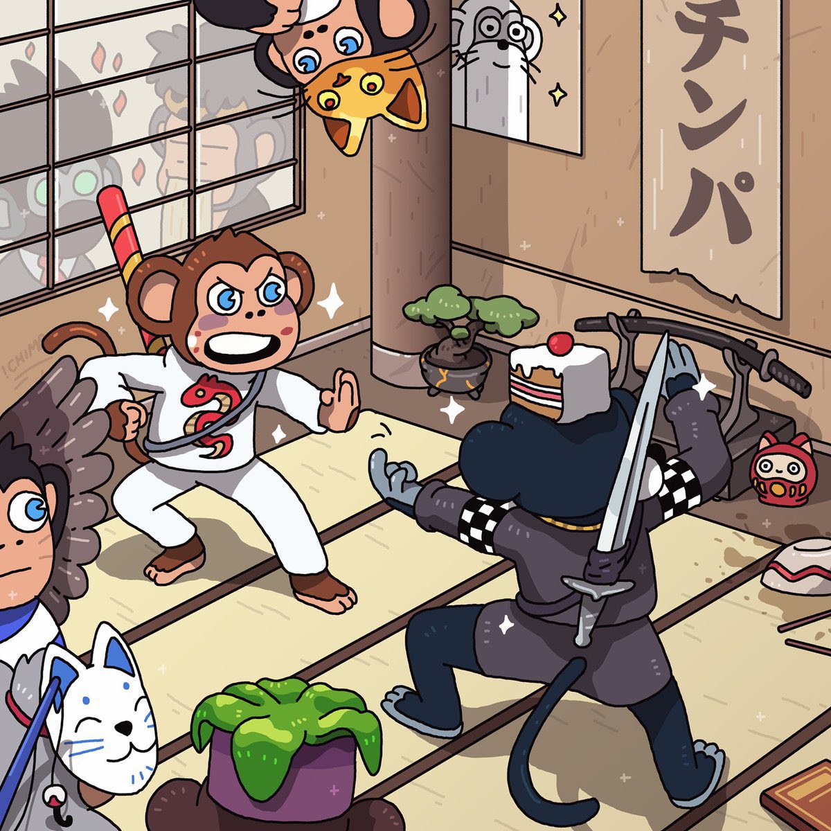 Preparing for Chimpers summer like 🥋👊 <a href="/ilyakazakov/">Ilya Kazakov</a>