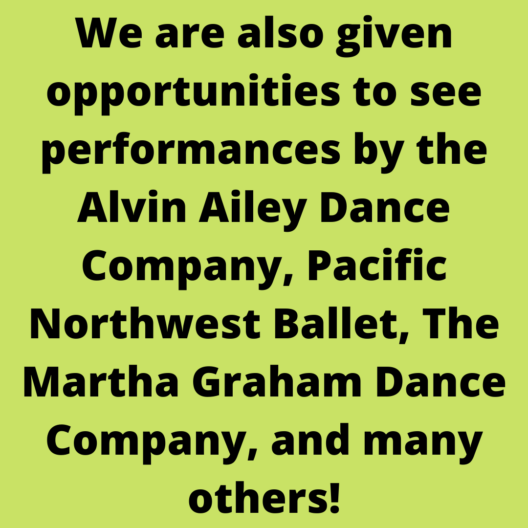 Hi! My name is Kaylee Smith and I am a senior BFA Dance Major here at SRU. This summer, I am a part of Gibney Dance Company's 4 Week Summer Study Program. Swipe through the pictures to read more about me and the Summer Study!