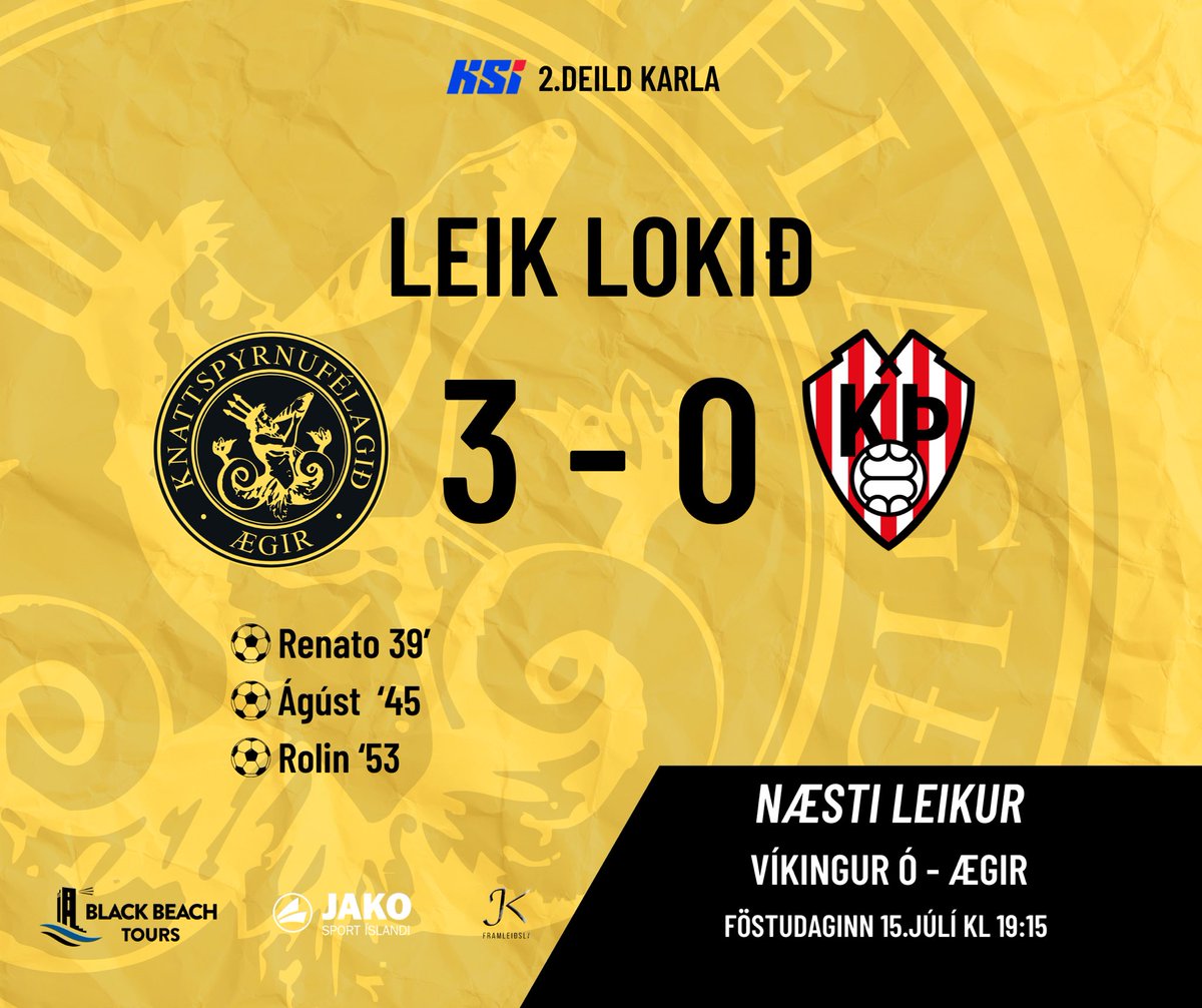 Ægir FC tweet media