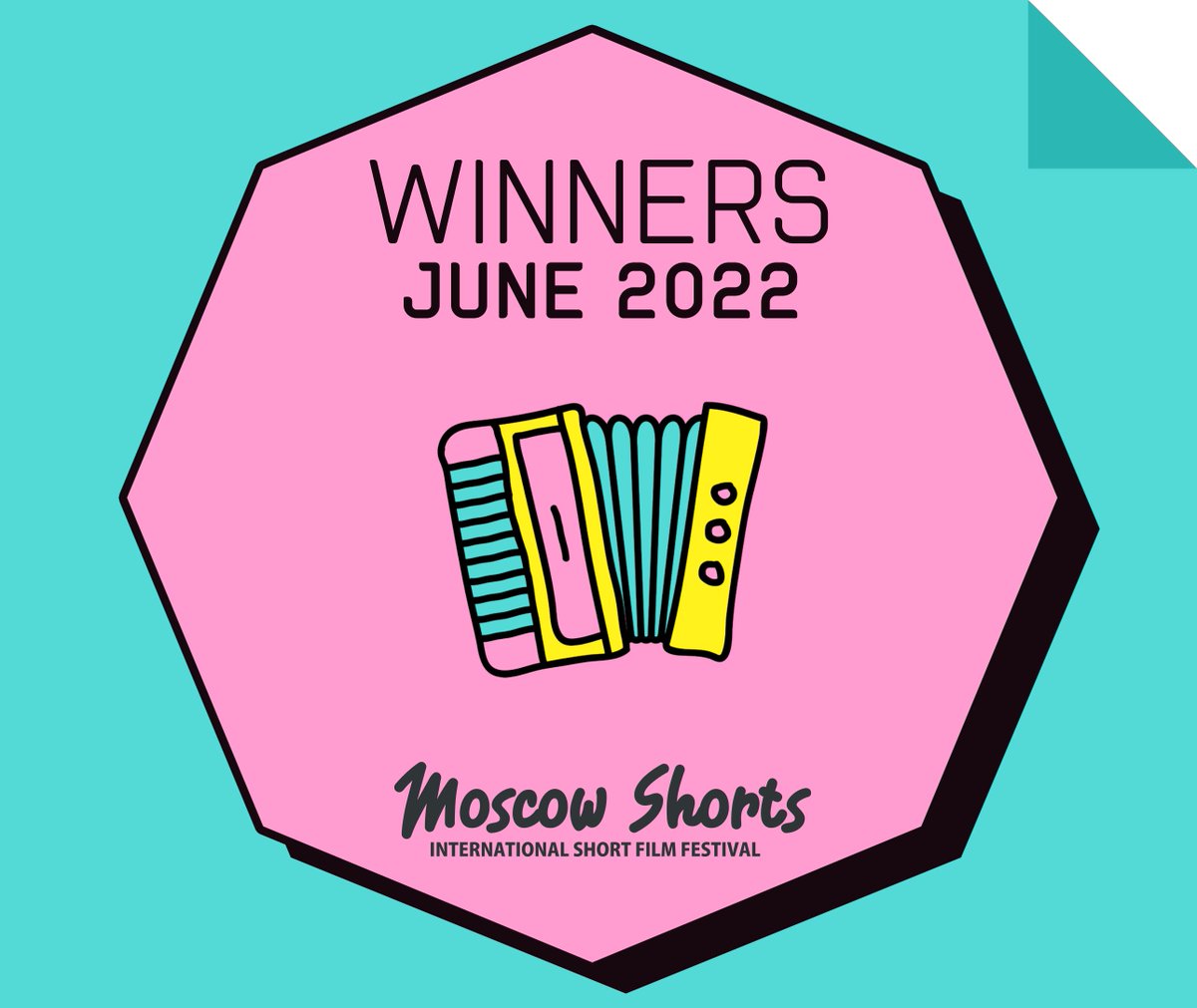 MoscowShortsFF's tweet photo. 👏 Congratulations to the winners of the Moscow Shorts June 2022 Edition. There were many great entries and it was hard for us to make a decision. We are delighted to announce however, that the 15 winners of our categories are listed here: https://t.co/ZhUUkVvbOX https://t.co/Rv71OusdEo