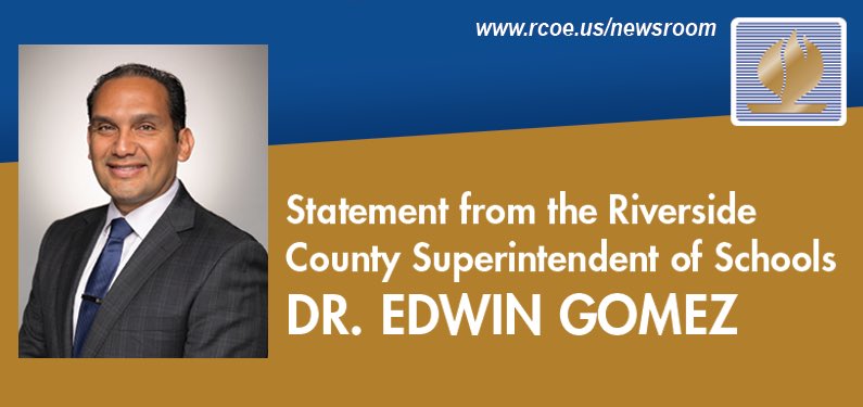 Edwin Gomez, Ed.D. (@rivcoschoolsupt) on Twitter photo On behalf of <a href="/RCOE/">RivCo Office of Education</a>, it is my great pleasure to extend our gratitude to Gov <a href="/GavinNewsom/">Gavin Newsom</a>, the leadership of #CALeg & #RivCo legislative delegation, for the historic investments in TK-12 education & early learning that are included in this year’s Budget Act:
bit.ly/CA_EduBudget22 On behalf of <a href="/RCOE/">RivCo Office of Education</a>, it is my great pleasure to extend our gratitude to Gov <a href="/GavinNewsom/">Gavin Newsom</a>, the leadership of #CALeg & #RivCo legislative delegation, for the historic investments in TK-12 education & early learning that are included in this year’s Budget Act:
bit.ly/CA_EduBudget22