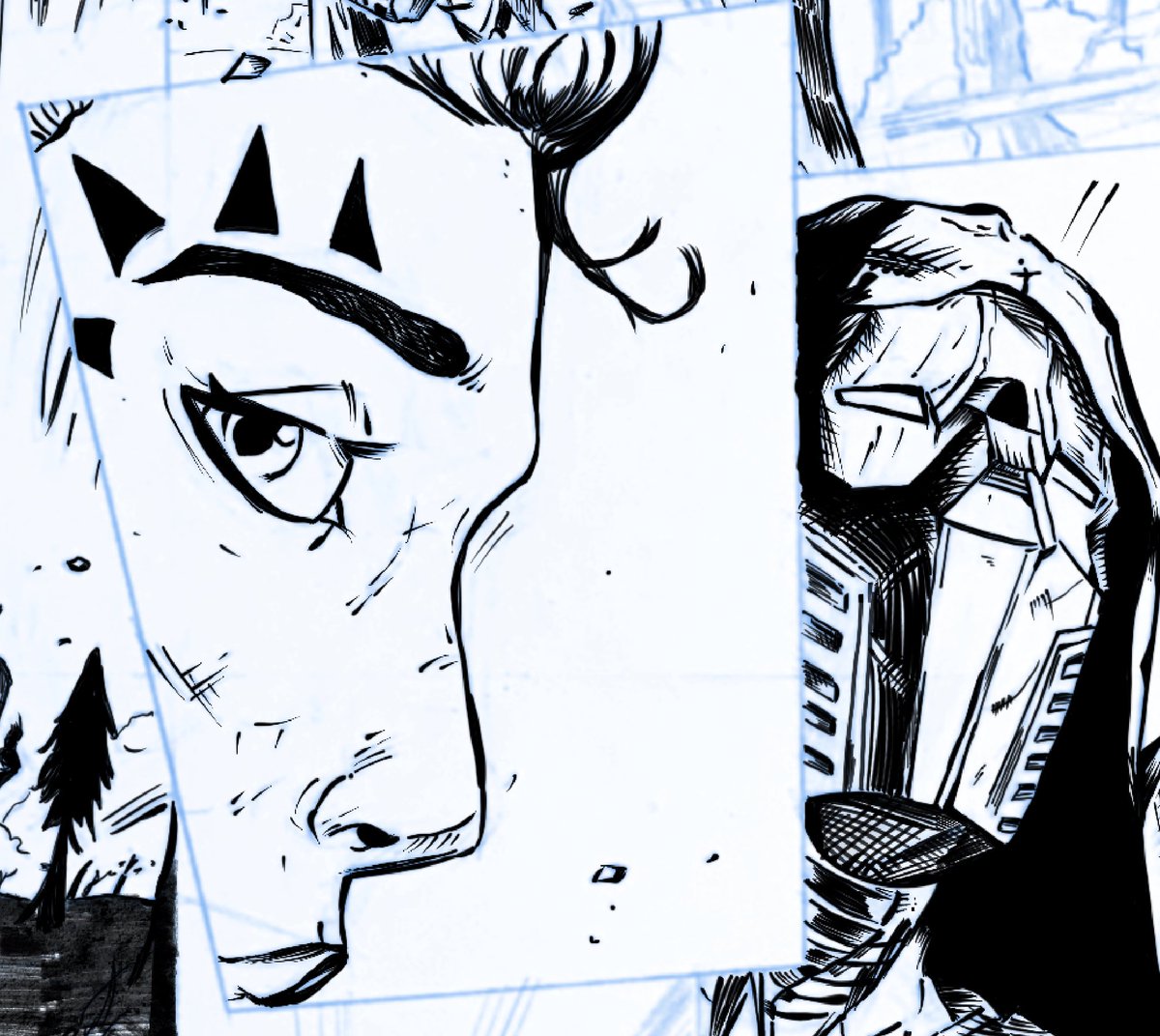 Sneak peek on something I’m working now #starwars #inking