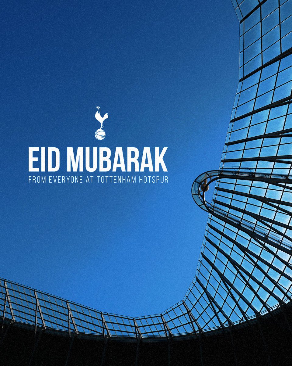 SpursOfficial's tweet photo. Wishing everyone celebrating around the world a blessed #EidAlAdha 💙 https://t.co/T0Xda1OEJQ