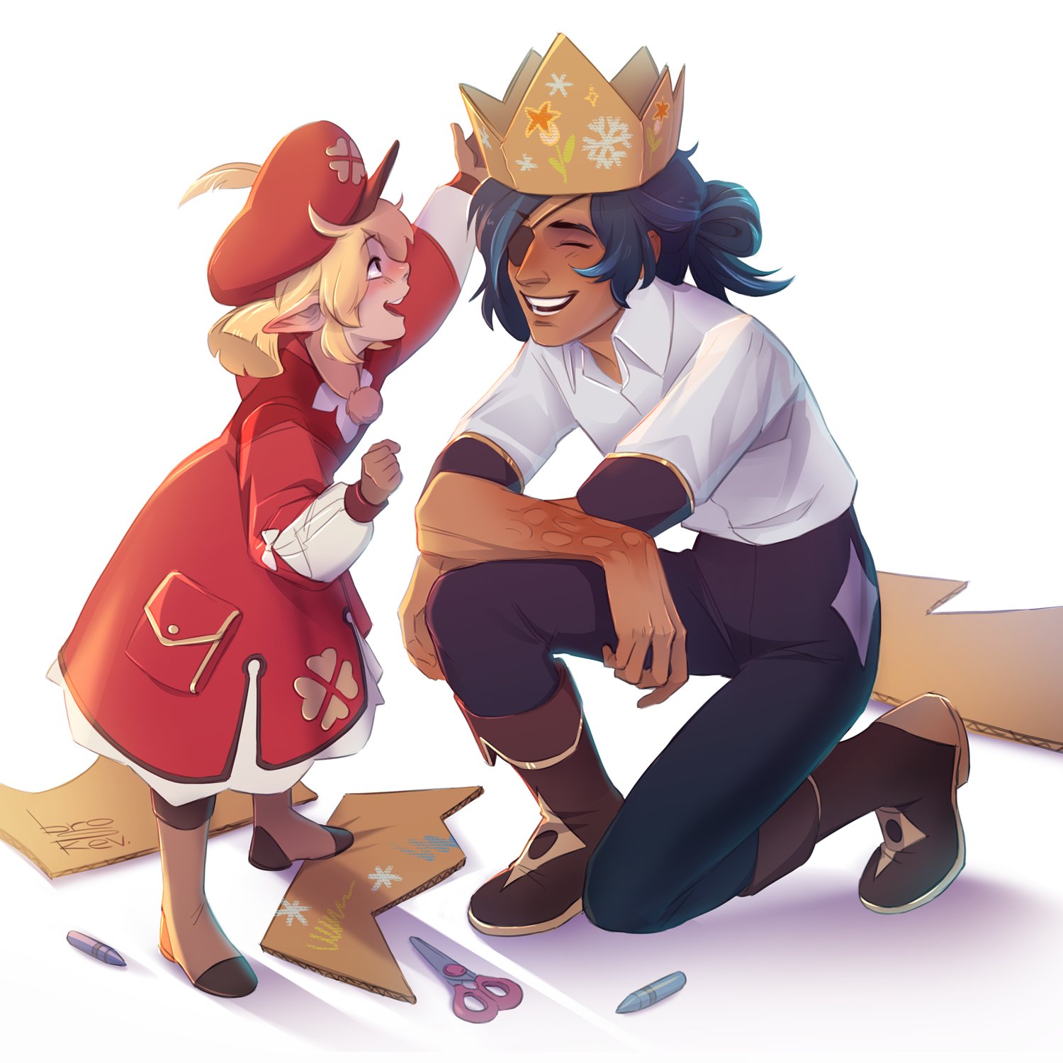 broskev | НЕТ ВОЙНЕ on Twitter: "a prince without a kingdom, but with the  most beautiful crown ✨ #genshinimpact #kaeya #klee https://t.co/LpDmir8UxK"  / Twitter