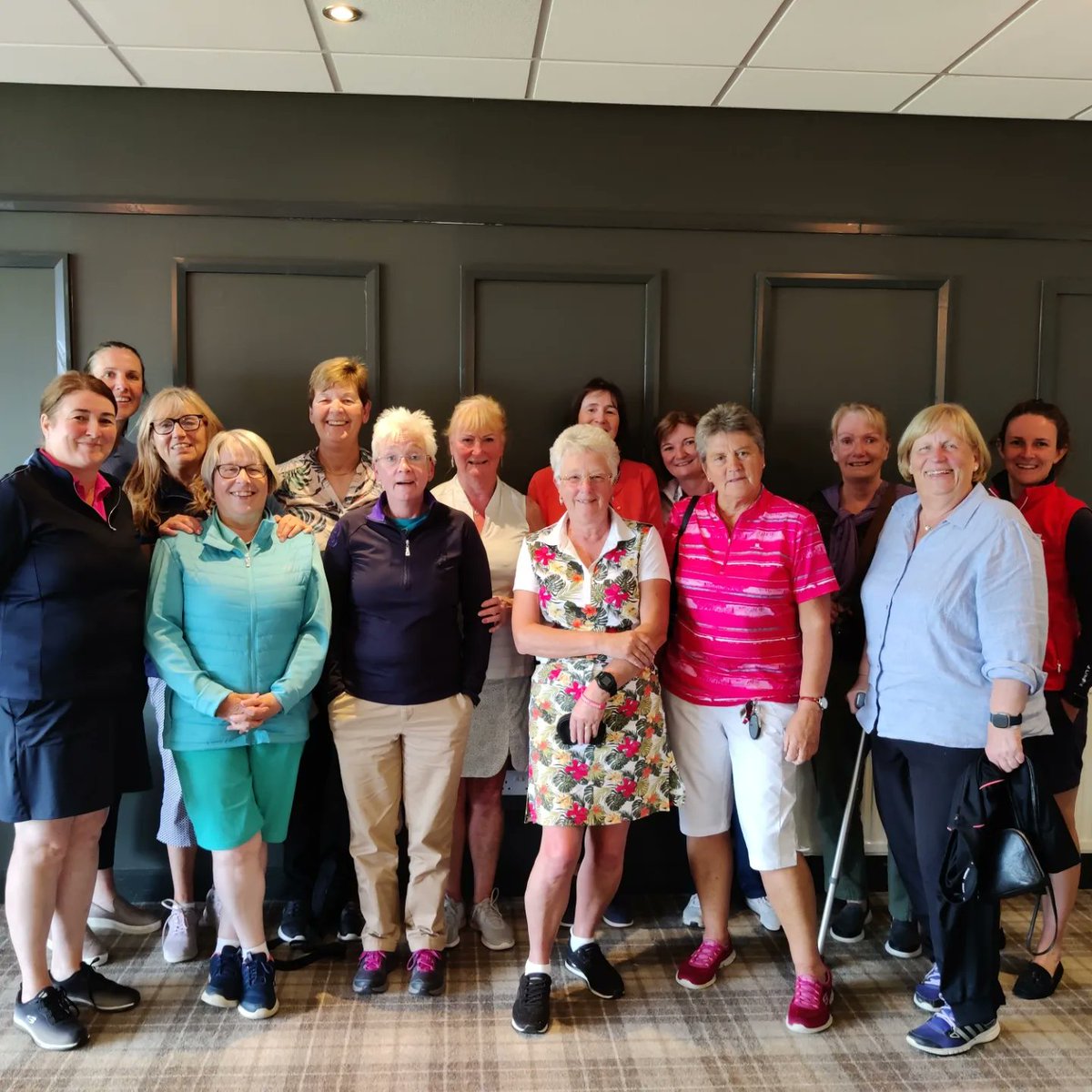 campbellinho's tweet photo. Day 7 - finals day from @HaystonGC ladies at the @duffhouseroyal ladies 5 day. Trophy proudly on display. No winners for Hayston but plenty of success and a brilliant week. Well done to scratch winner @golfiesusie and thanks to sponsors @downiefish 
#HaystonLadiesOnTour2022 https://t.co/WgWSKwZN7D