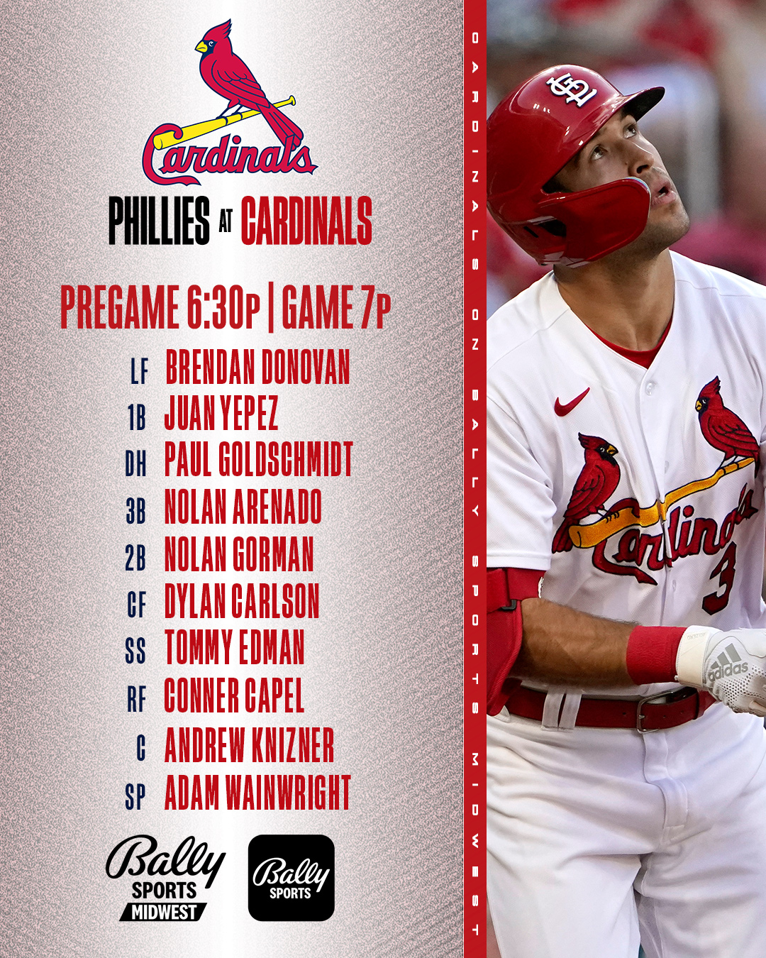 Bally Sports Midwest on Twitter "The STLCards open a 10game homestand that spills into the