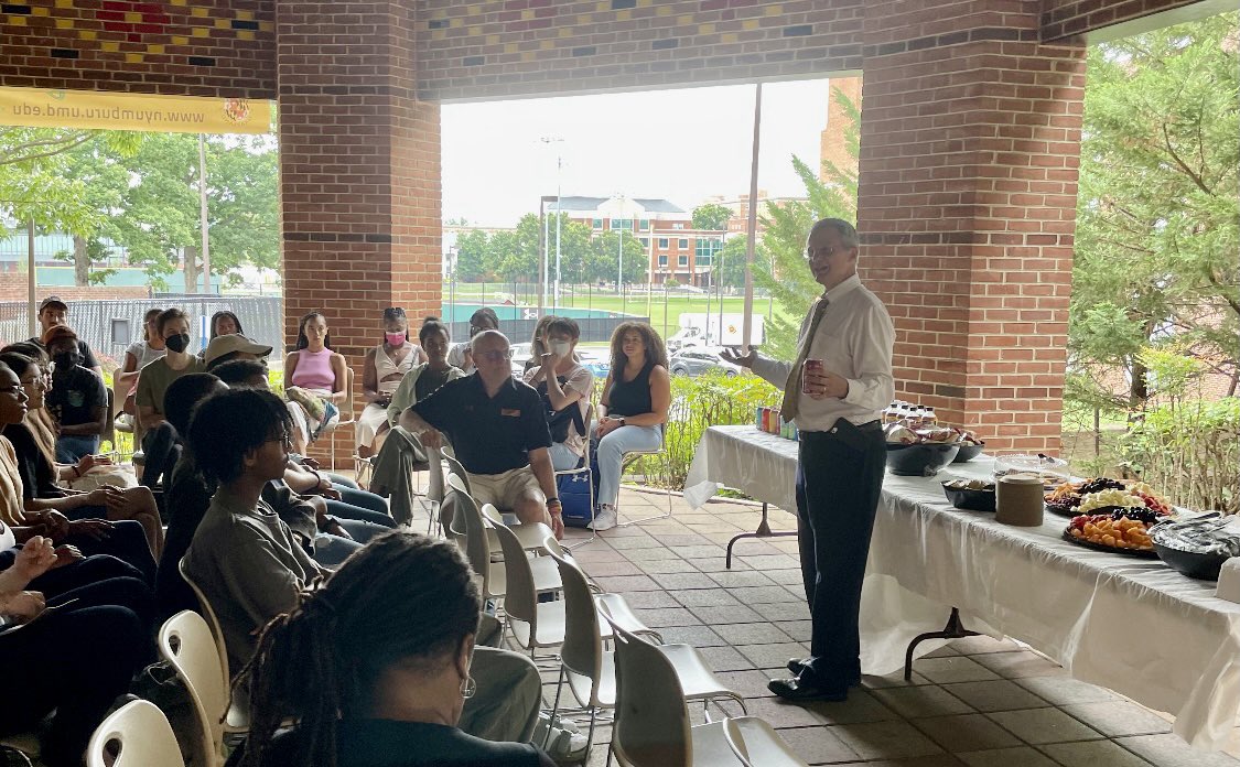 UMDGradSchool's tweet photo. Hey GradTerps 🐢 Thank you for joining us yesterday at the Nyumburu Cultural Center @Nyumburu &amp; networking with scholars across campus during this Summer Scholars event!  

Learn more about our Summer Research Opportunities Programs at: https://t.co/Mz8u7nBpSl https://t.co/WBAtA4lipi
