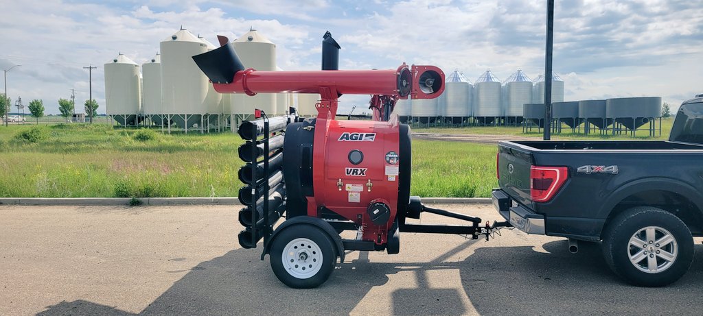 Never to early to be ready to move grain out of the bins.  Checkout the AGI Grainvacs lineup VRX and VR12 are ready to save your back from shoveling <a href="/AgGrowthIntl/">AGI</a> #grainvac